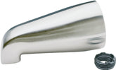 Plumb Pak PP825-30 Bathtub Spout, 12.03 in L, 4-3/8 in W, 8 in H, 3/4 in Connection, IPS, Chrome Plated